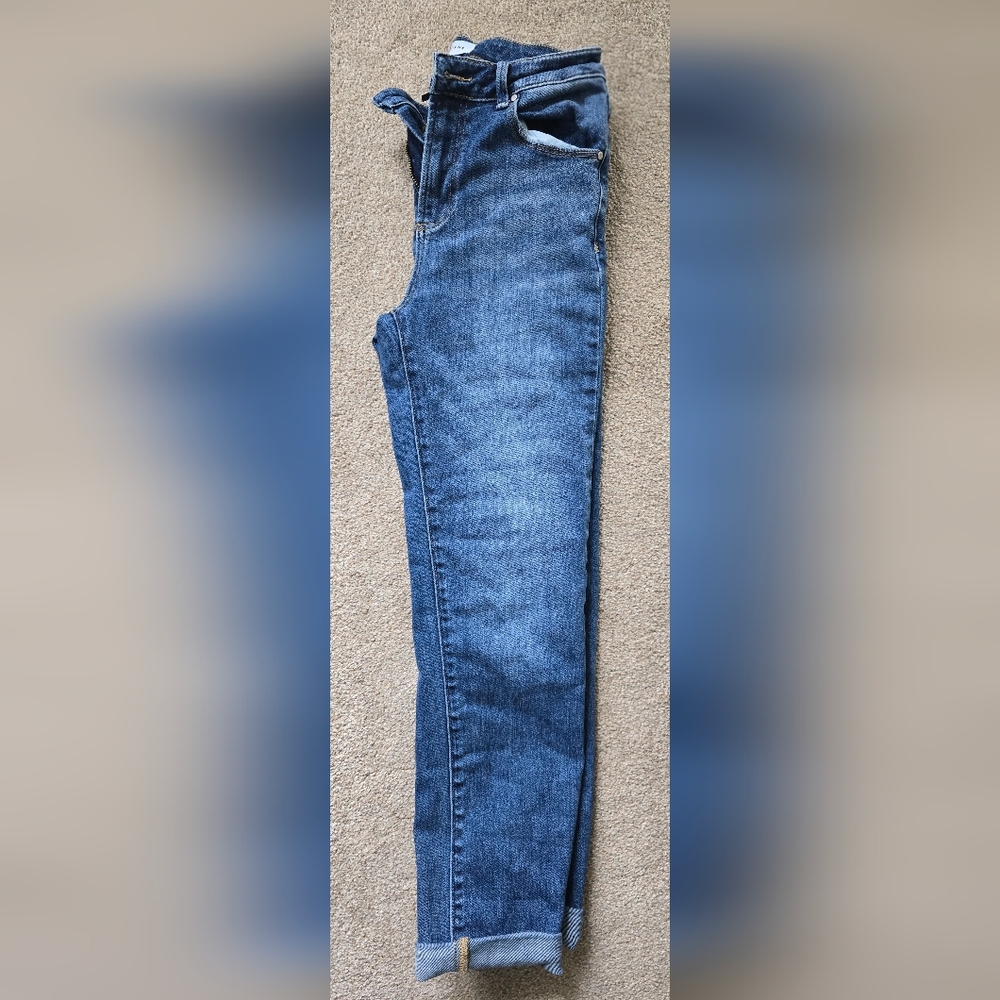 Women's Blue Cropped Jeans